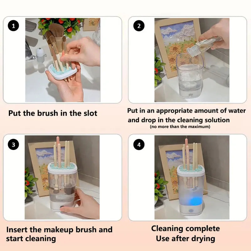 SKULPTD™ Electric Makeup Brush Cleaner